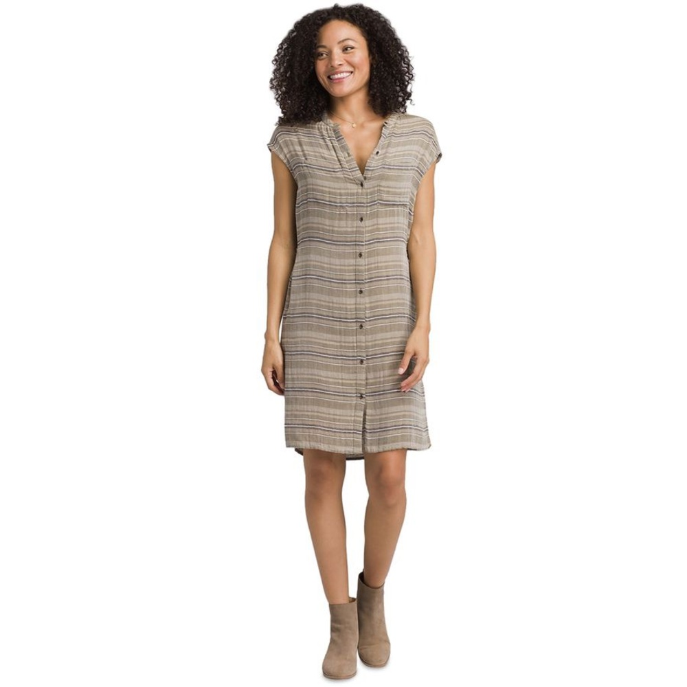 Prana Buenos Dias Dress M Cargo Green